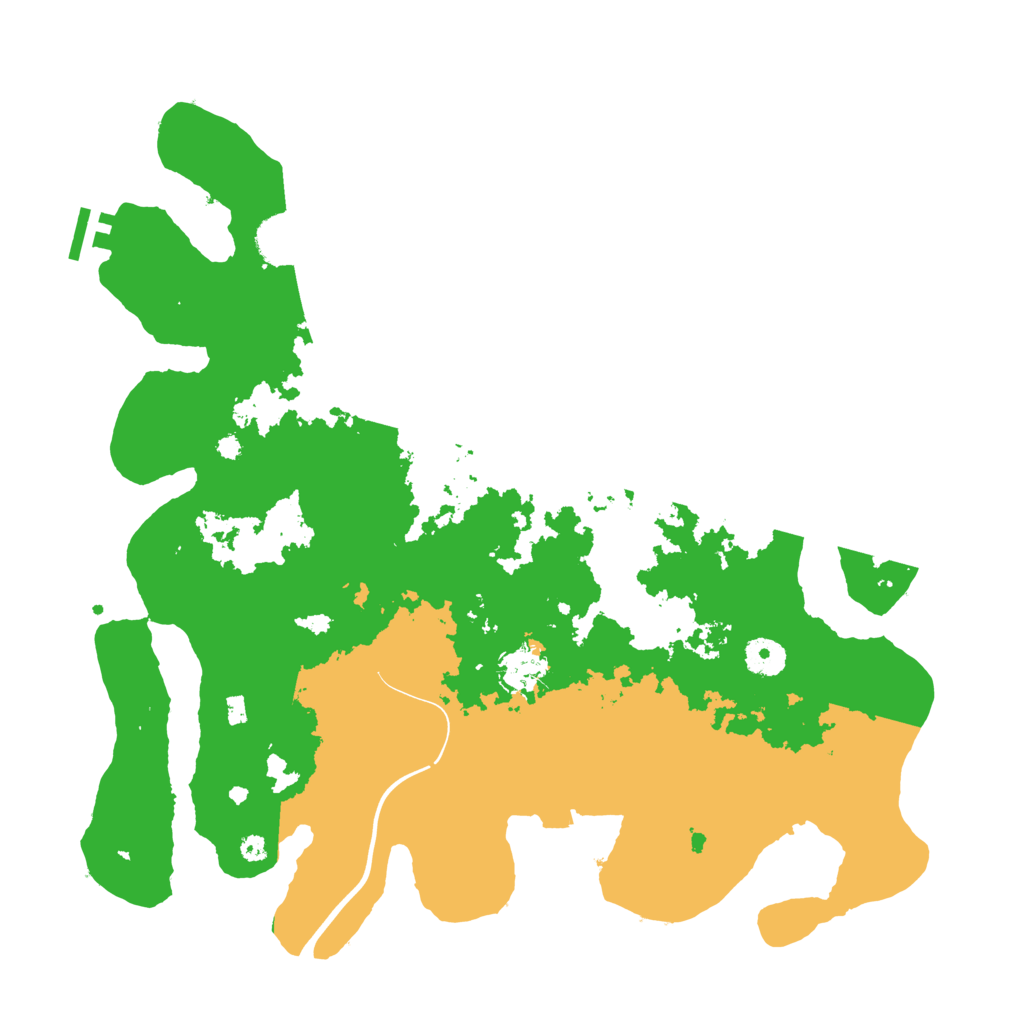 Biome Rust Map: Procedural Map, Size: 3900, Seed: 60390721