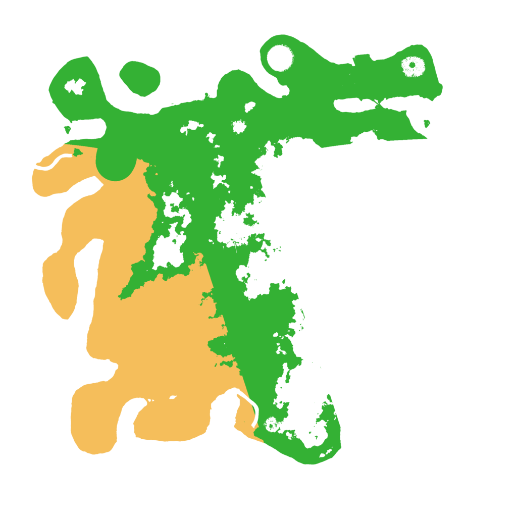 Biome Rust Map: Procedural Map, Size: 3500, Seed: 16482891