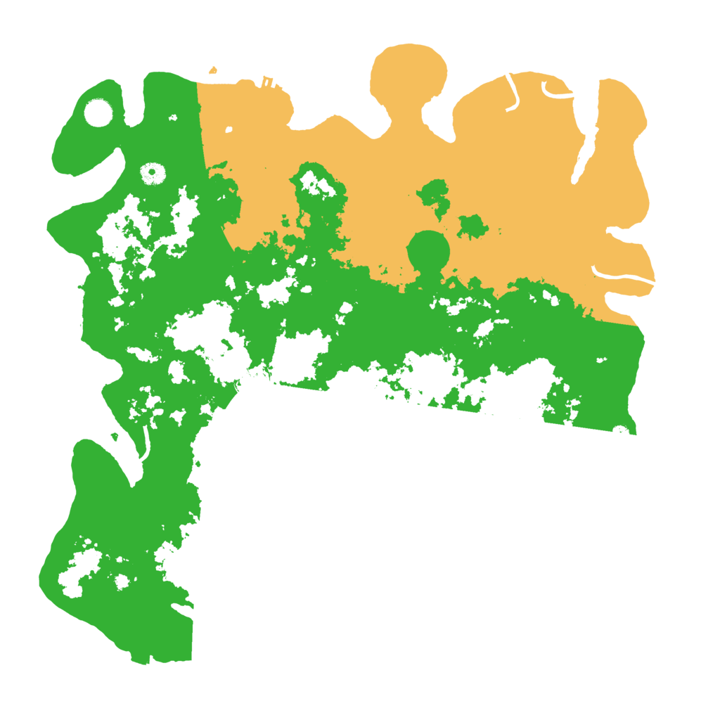 Biome Rust Map: Procedural Map, Size: 4500, Seed: 601121908
