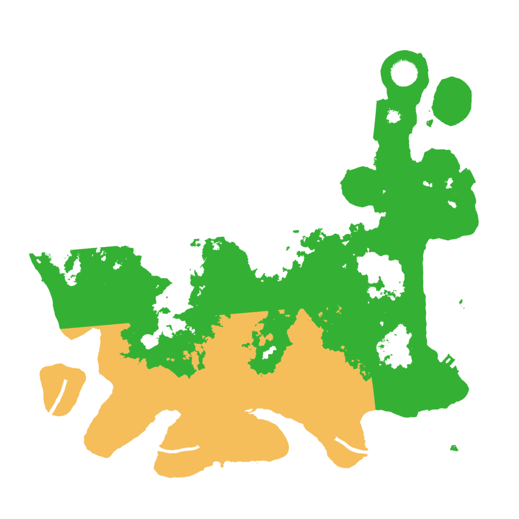 Biome Rust Map: Procedural Map, Size: 3500, Seed: 838634512