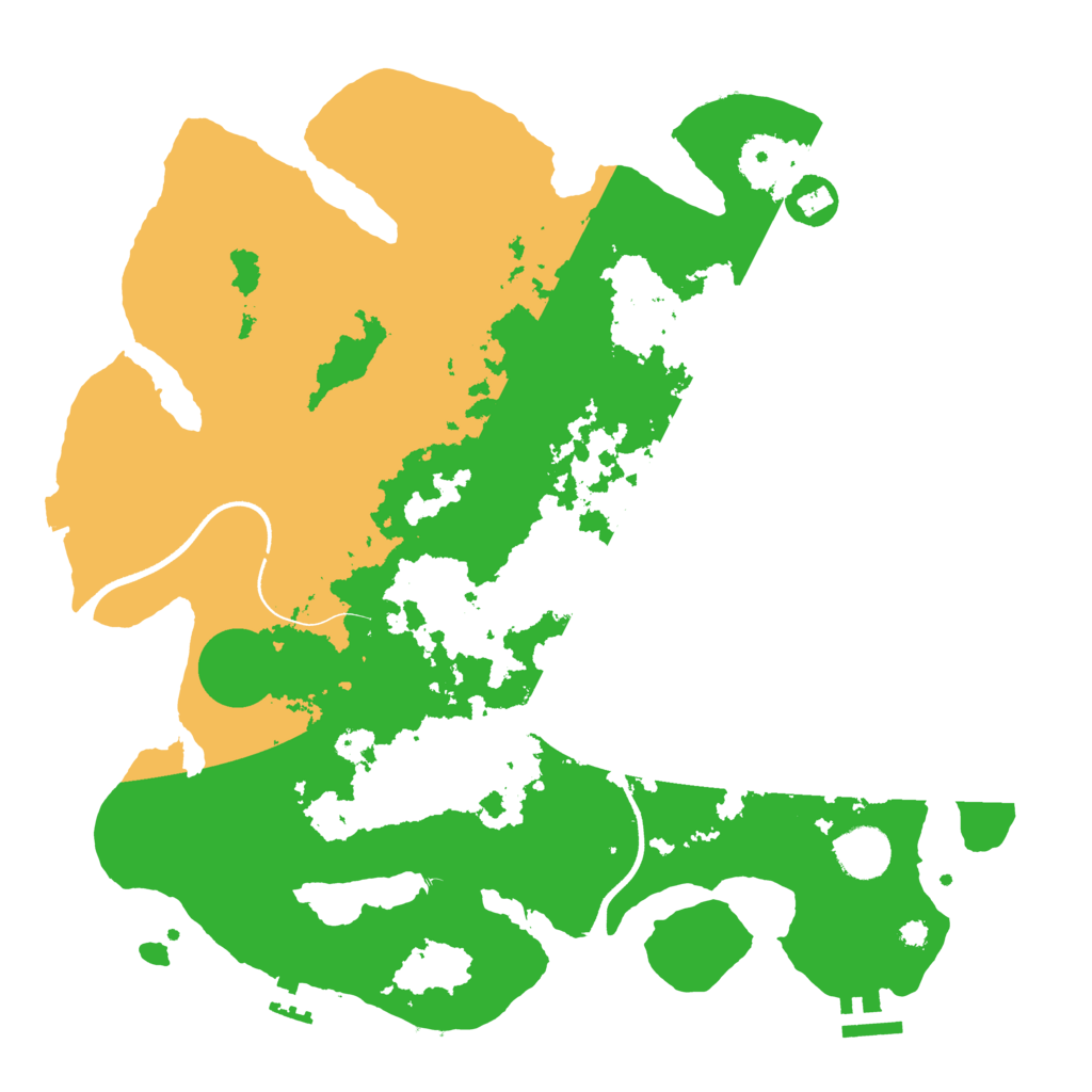 Biome Rust Map: Procedural Map, Size: 3650, Seed: 14753463