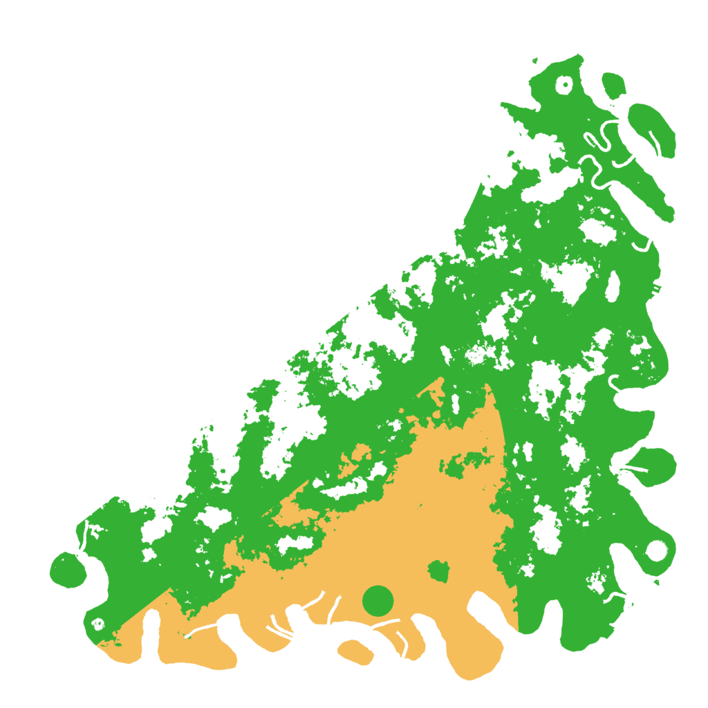 Biome Rust Map: Procedural Map, Size: 6000, Seed: 1630012980