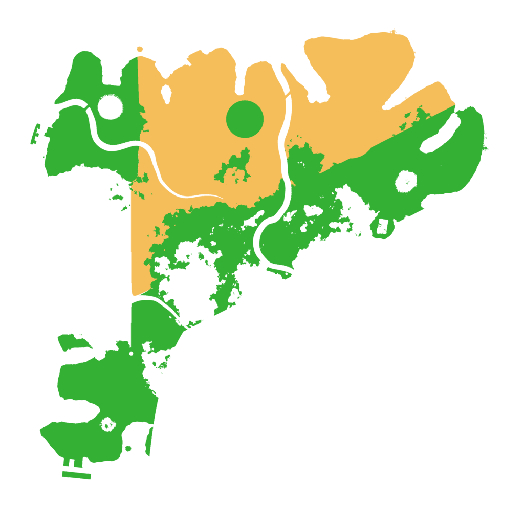 Biome Rust Map: Procedural Map, Size: 3700, Seed: 1506285923