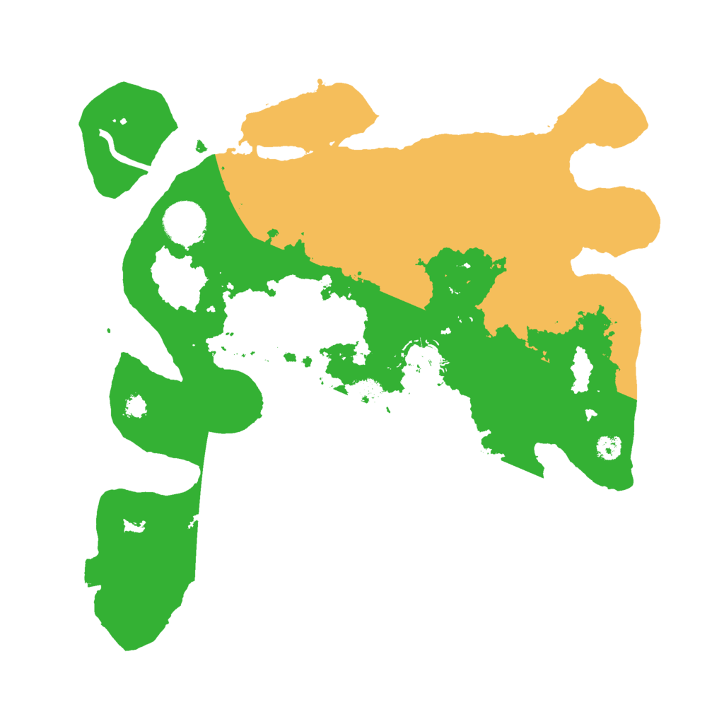 Biome Rust Map: Procedural Map, Size: 3000, Seed: 32619