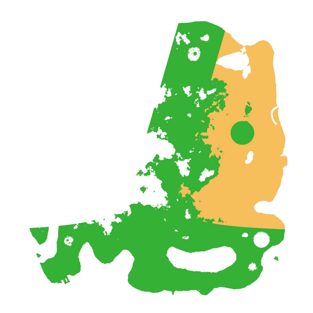 Biome Rust Map: Procedural Map, Size: 3500, Seed: 1261257371