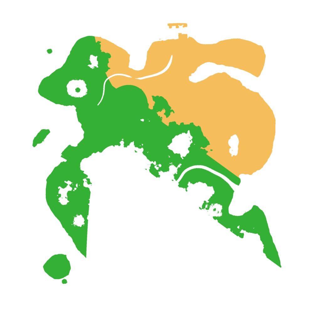 Biome Rust Map: Procedural Map, Size: 2500, Seed: 19337