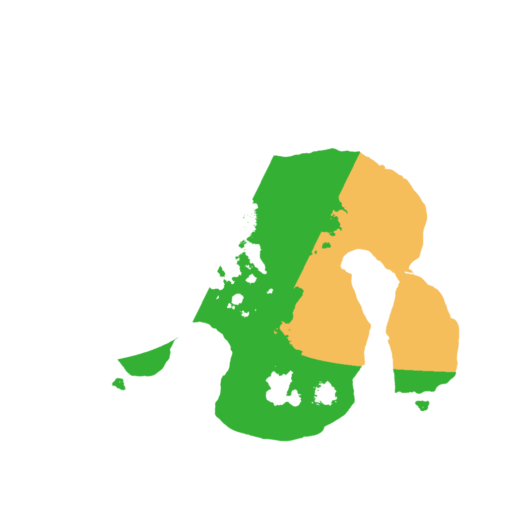 Biome Rust Map: Procedural Map, Size: 2000, Seed: 925165