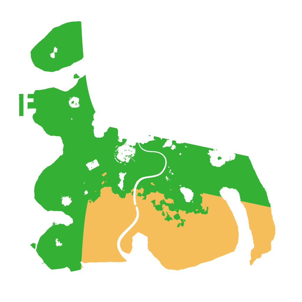 Biome Rust Map: Procedural Map, Size: 2750, Seed: 284971068