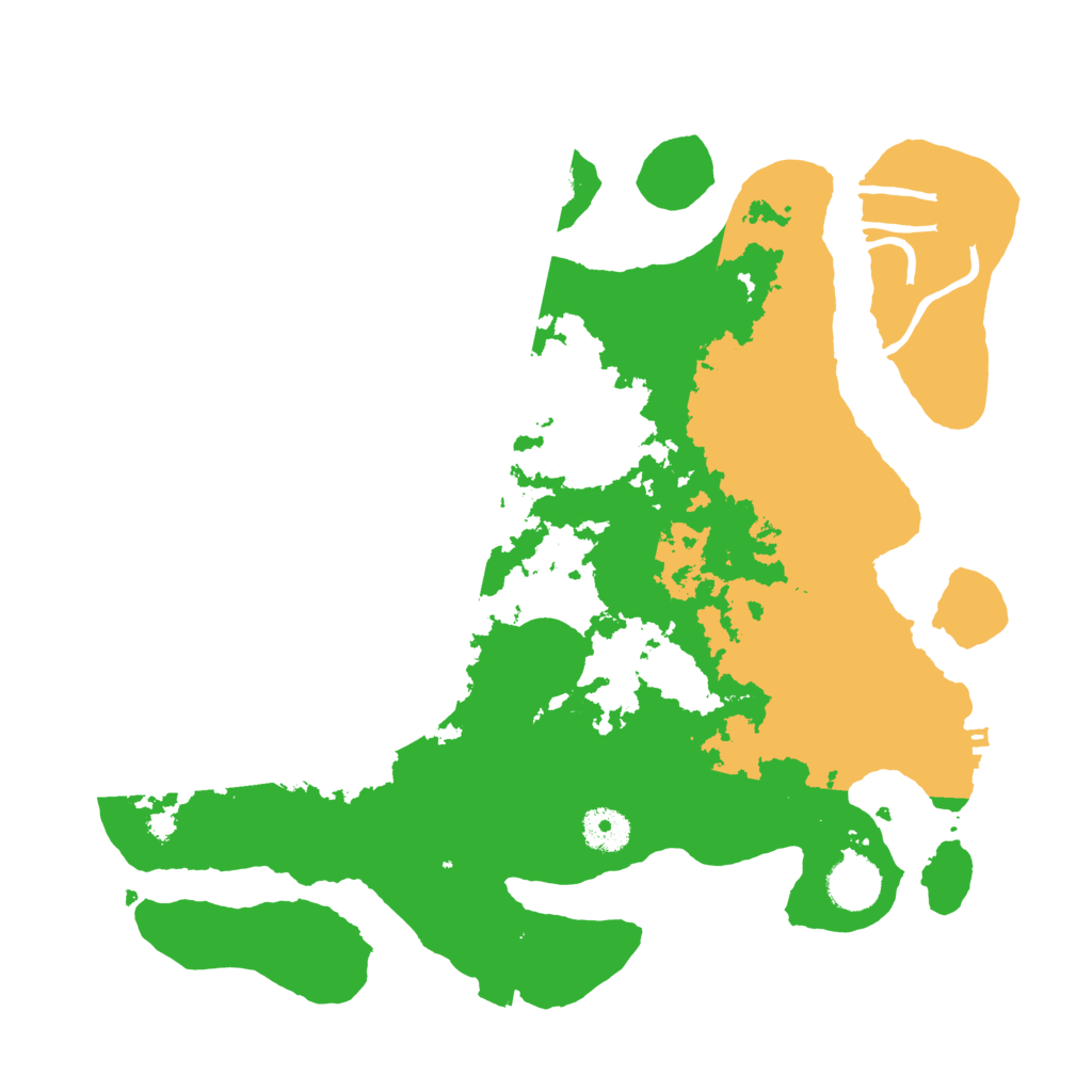 Biome Rust Map: Procedural Map, Size: 3600, Seed: 323357549