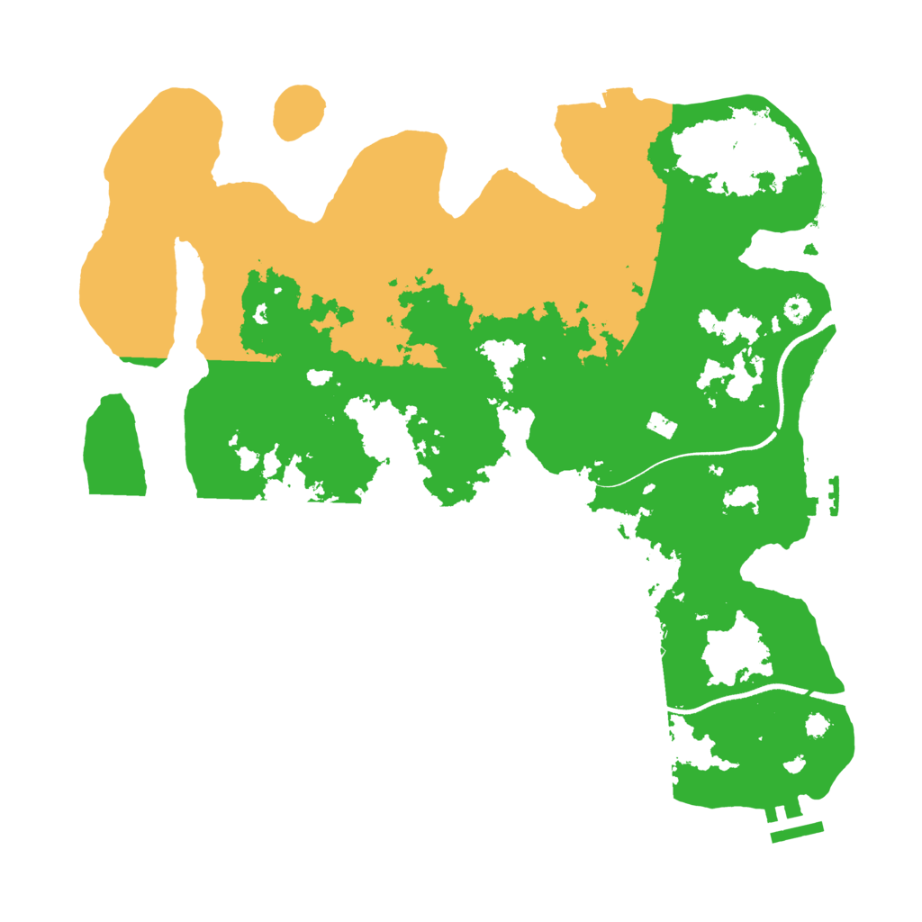 Biome Rust Map: Procedural Map, Size: 3500, Seed: 1793552469