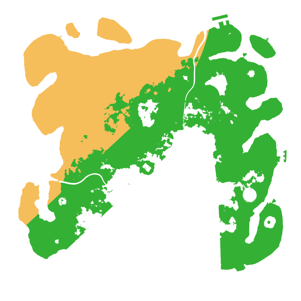 Biome Rust Map: Procedural Map, Size: 3850, Seed: 56140404