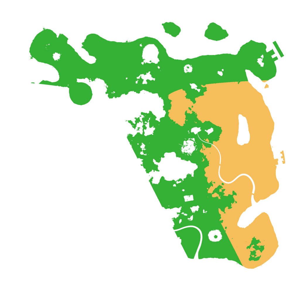 Biome Rust Map: Procedural Map, Size: 3500, Seed: 1540281929