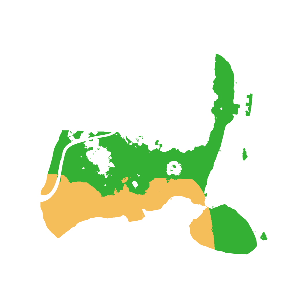 Biome Rust Map: Procedural Map, Size: 2000, Seed: 2058267588