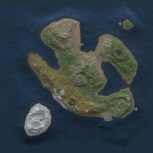 Thumbnail Rust Map: Procedural Map, Size: 2100, Seed: 101, 5 Monuments