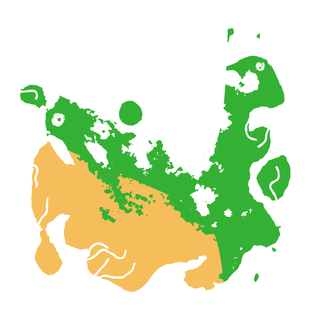 Biome Rust Map: Procedural Map, Size: 3550, Seed: 38954916