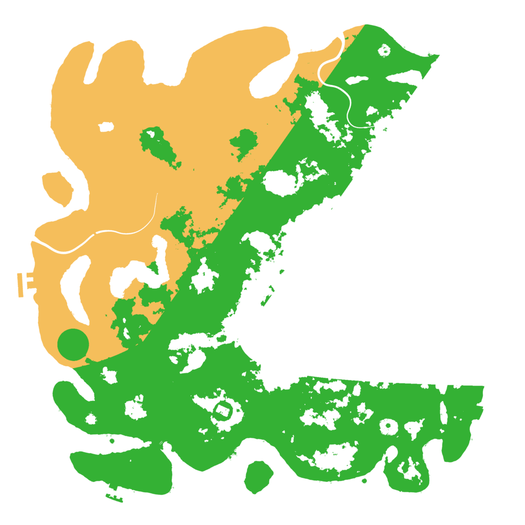 Biome Rust Map: Procedural Map, Size: 4400, Seed: 74034815