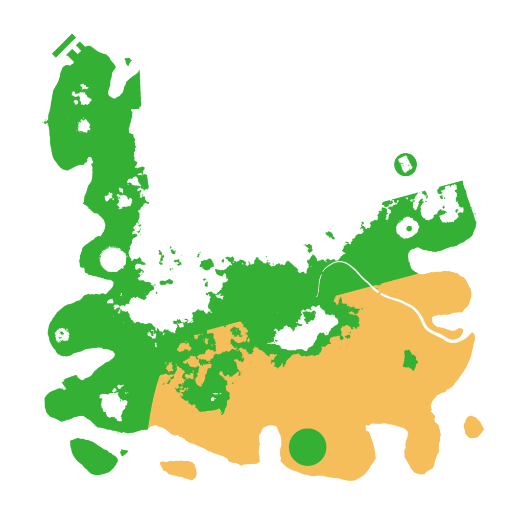 Biome Rust Map: Procedural Map, Size: 3700, Seed: 445185729