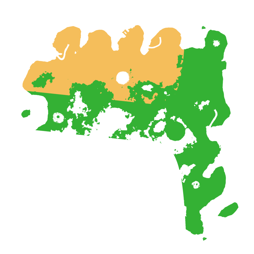 Biome Rust Map: Procedural Map, Size: 3500, Seed: 40191049