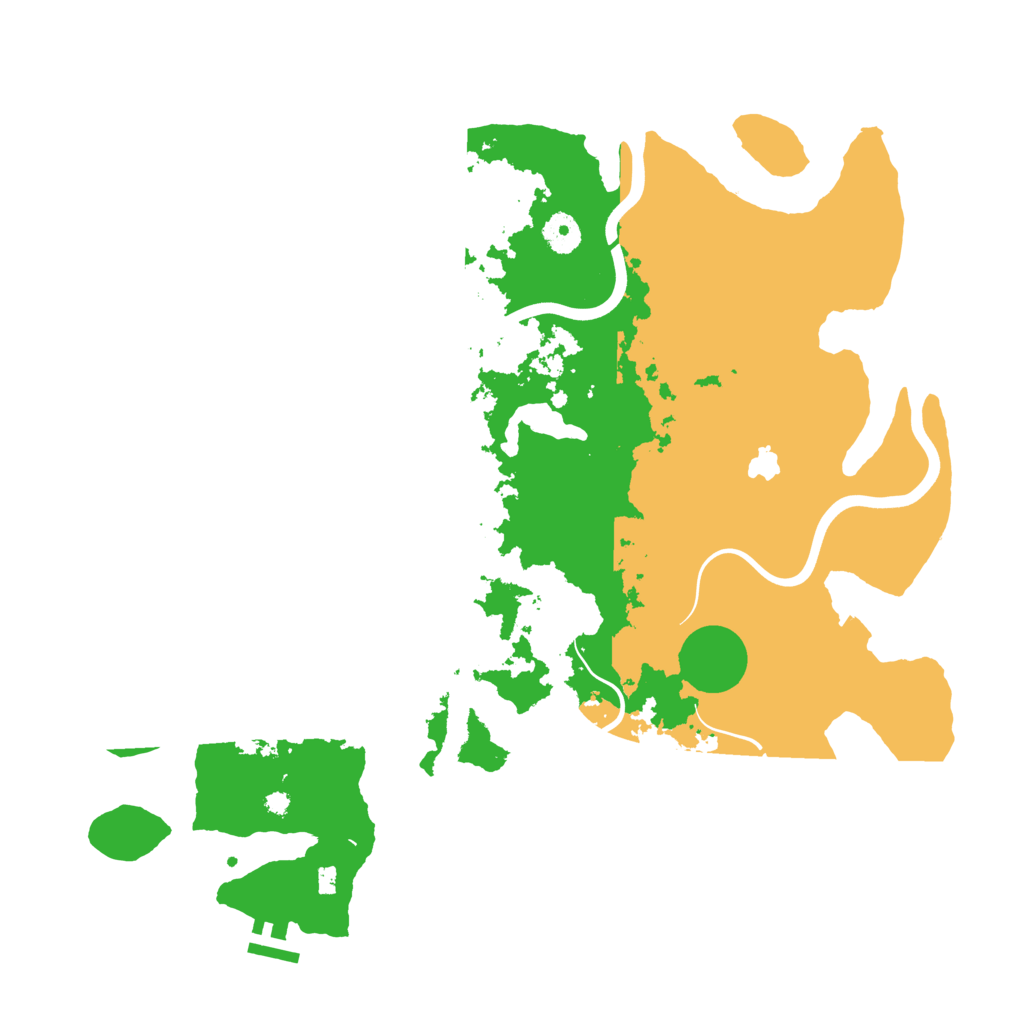 Biome Rust Map: Procedural Map, Size: 4000, Seed: 1245378640