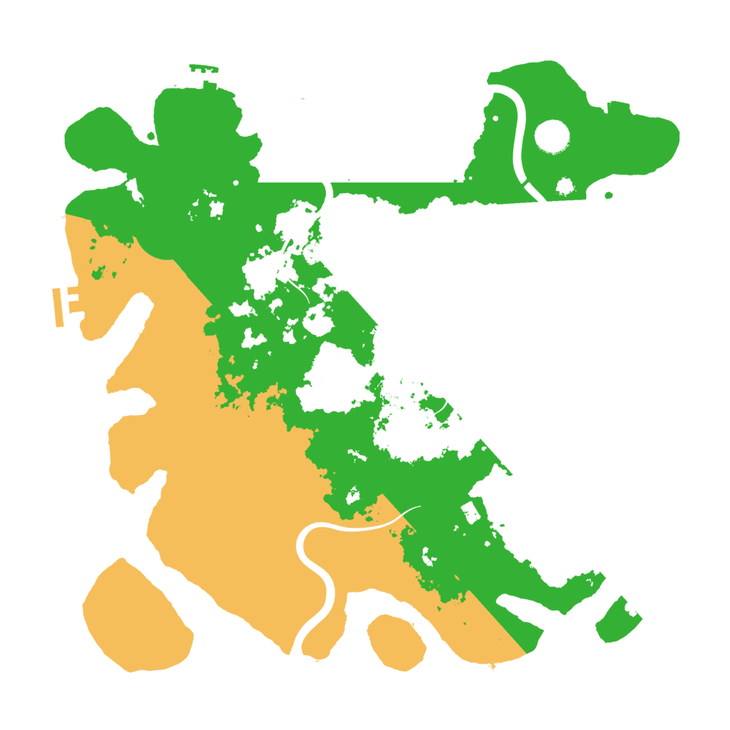 Biome Rust Map: Procedural Map, Size: 3800, Seed: 333252