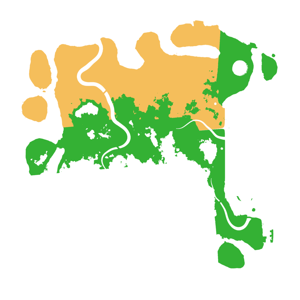 Biome Rust Map: Procedural Map, Size: 3500, Seed: 1162307289