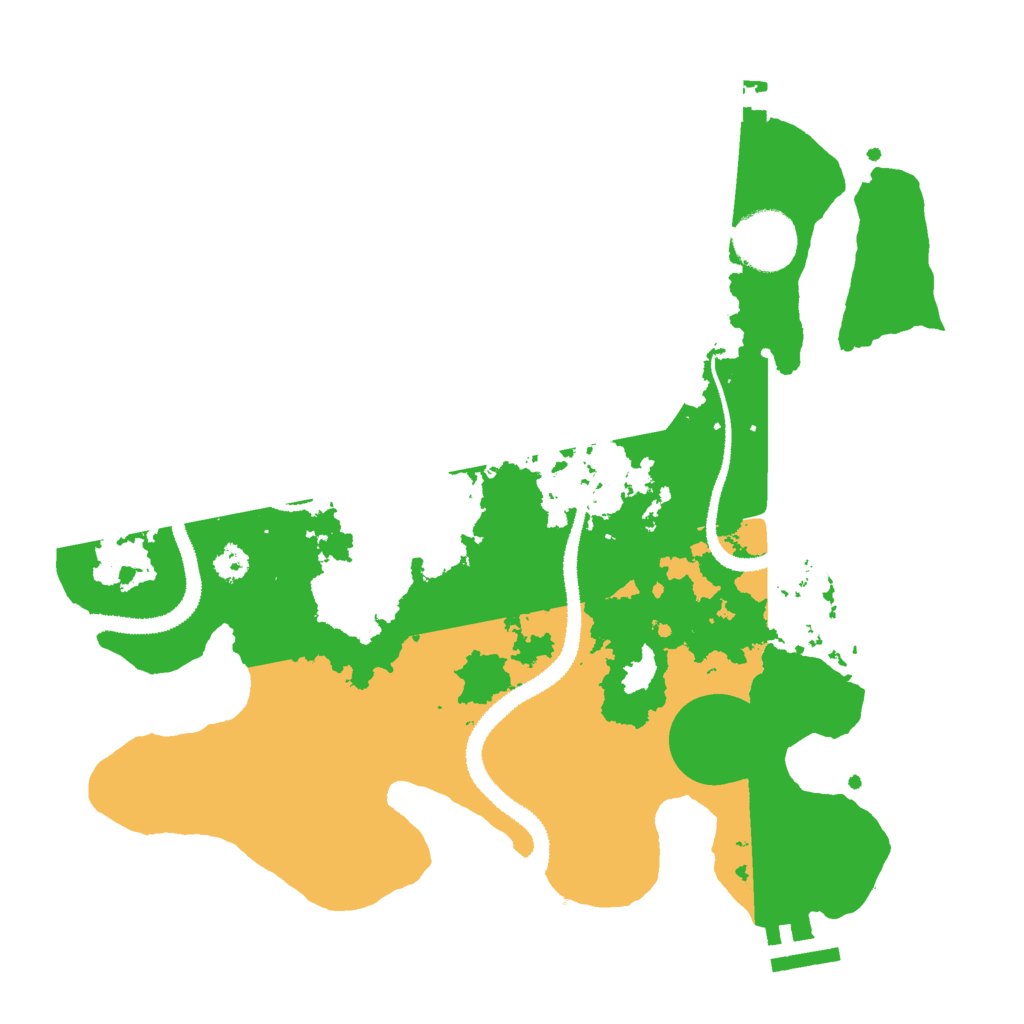 Biome Rust Map: Procedural Map, Size: 3000, Seed: 814337332