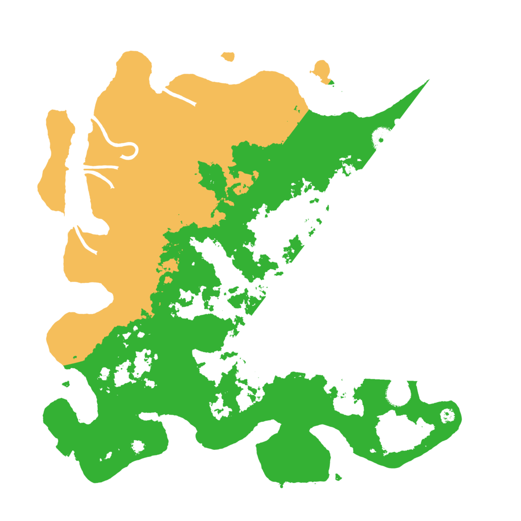 Biome Rust Map: Procedural Map, Size: 3700, Seed: 2222
