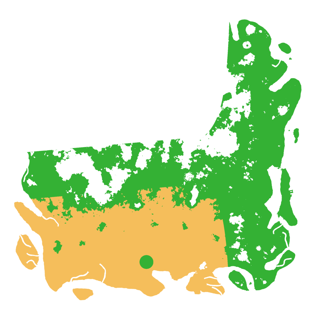 Biome Rust Map: Procedural Map, Size: 6000, Seed: 7597250