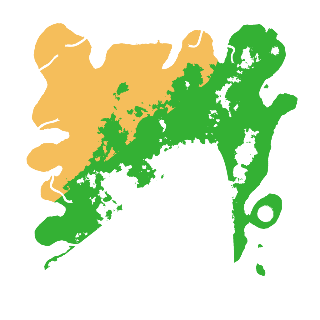 Biome Rust Map: Procedural Map, Size: 3500, Seed: 1249428050