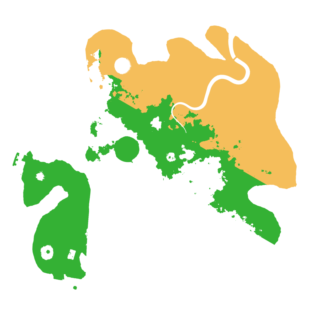 Biome Rust Map: Procedural Map, Size: 3500, Seed: 890526403