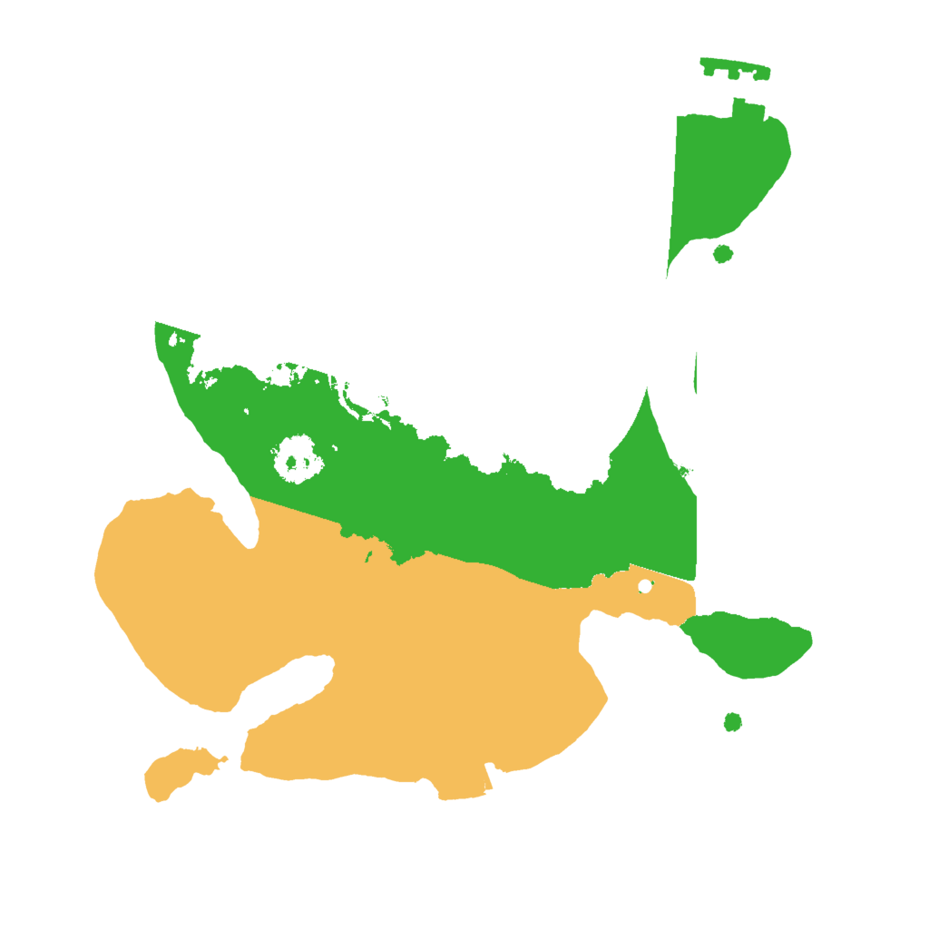 Biome Rust Map: Procedural Map, Size: 2000, Seed: 1851496616