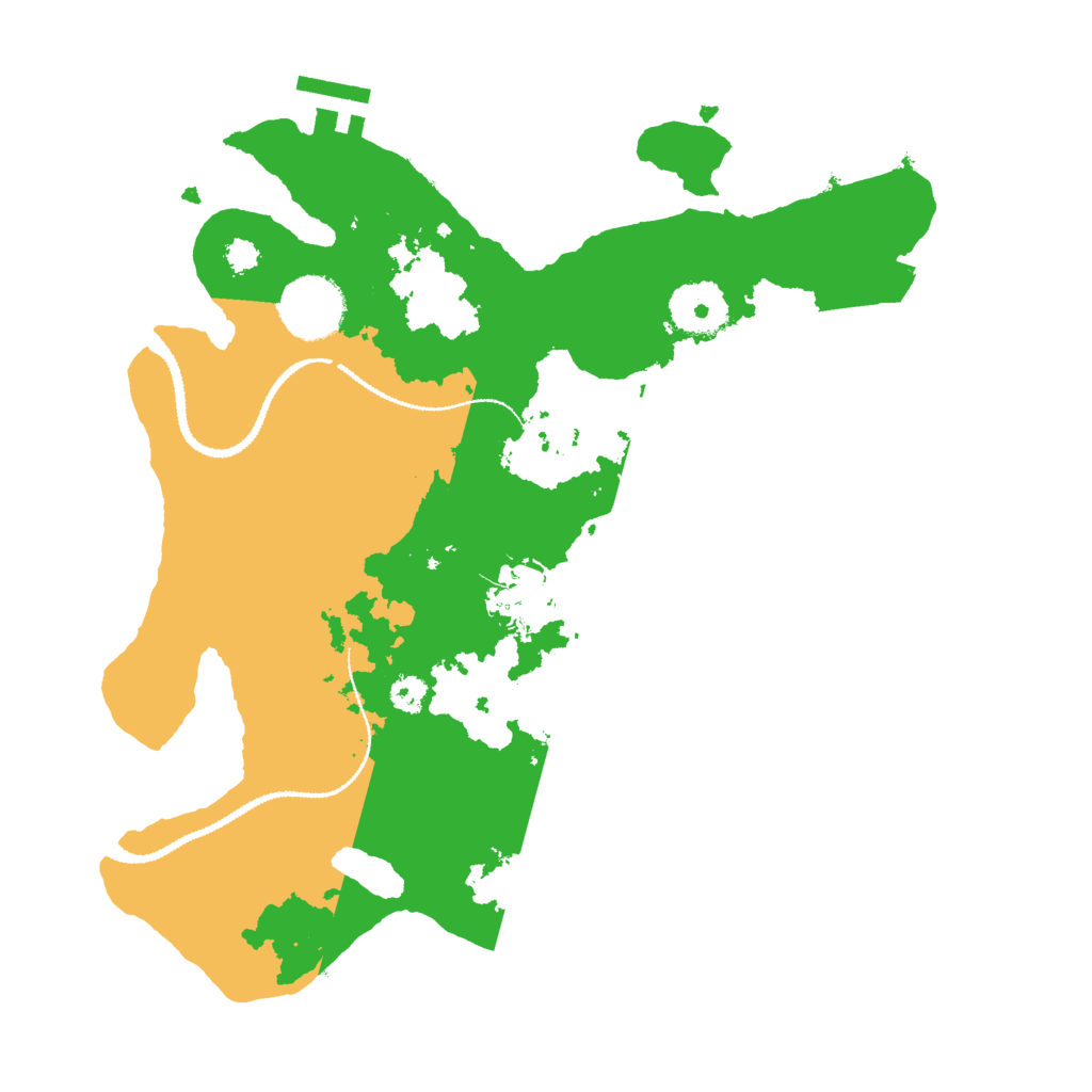 Biome Rust Map: Procedural Map, Size: 3000, Seed: 1275784719