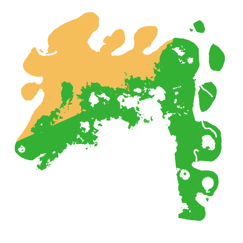 Biome Rust Map: Procedural Map, Size: 3600, Seed: 52348053