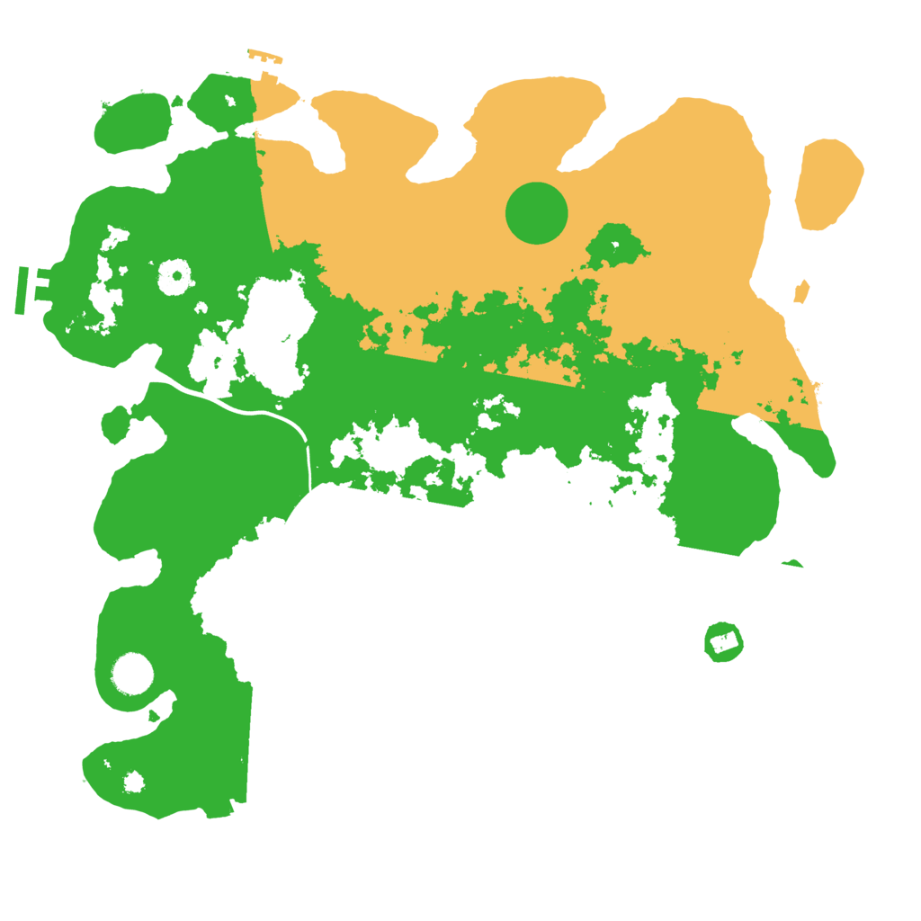 Biome Rust Map: Procedural Map, Size: 3900, Seed: 69942152