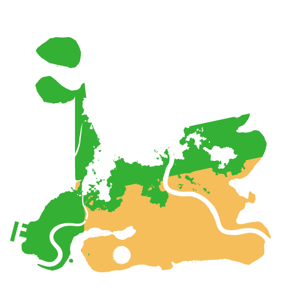 Biome Rust Map: Procedural Map, Size: 3000, Seed: 145946606