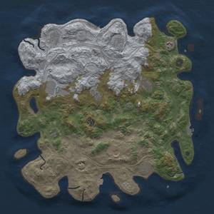 Thumbnail Rust Map: Procedural Map, Size: 4250, Seed: 786588657, 19 Monuments