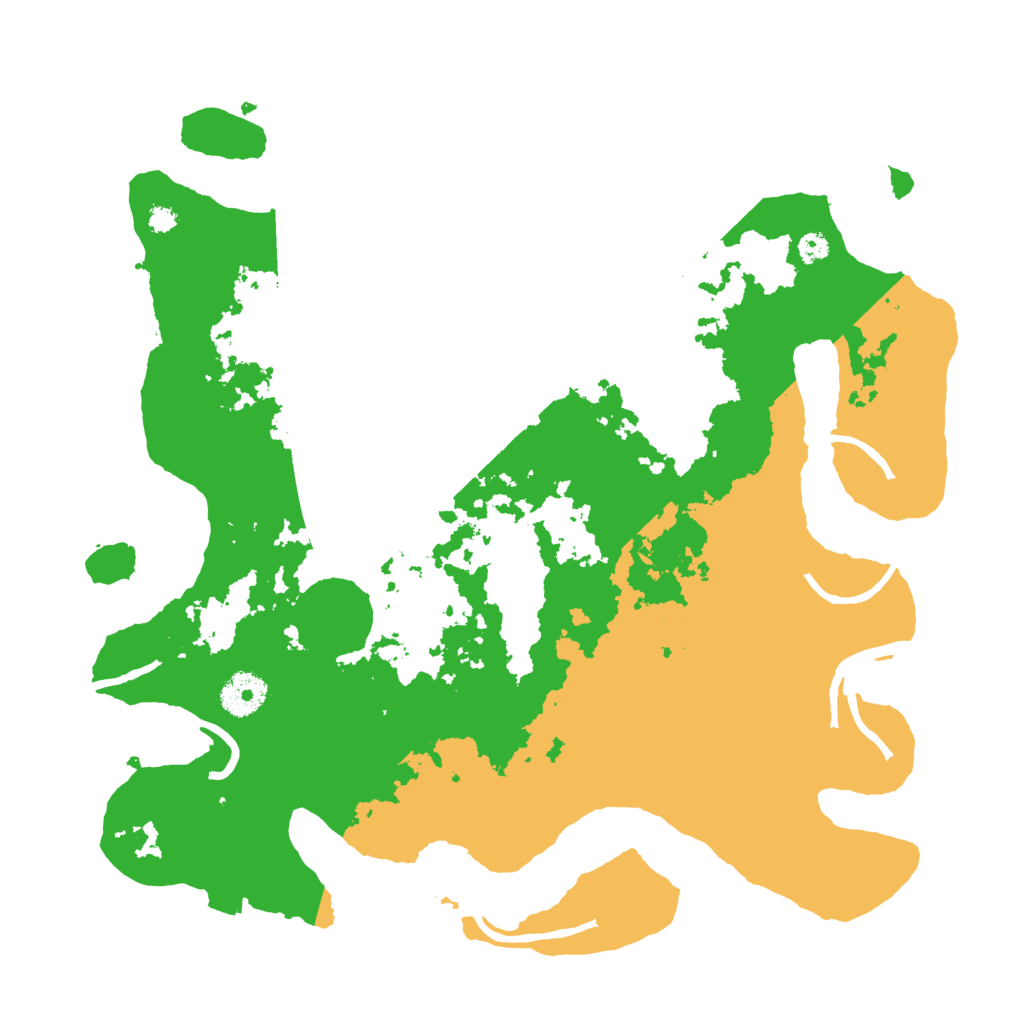 Biome Rust Map: Procedural Map, Size: 3500, Seed: 902566546