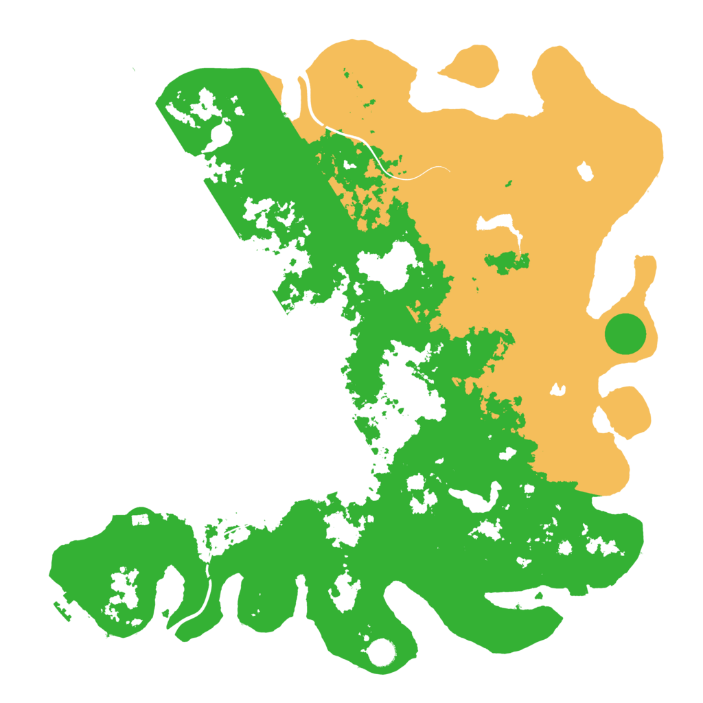 Biome Rust Map: Procedural Map, Size: 4500, Seed: 141276764