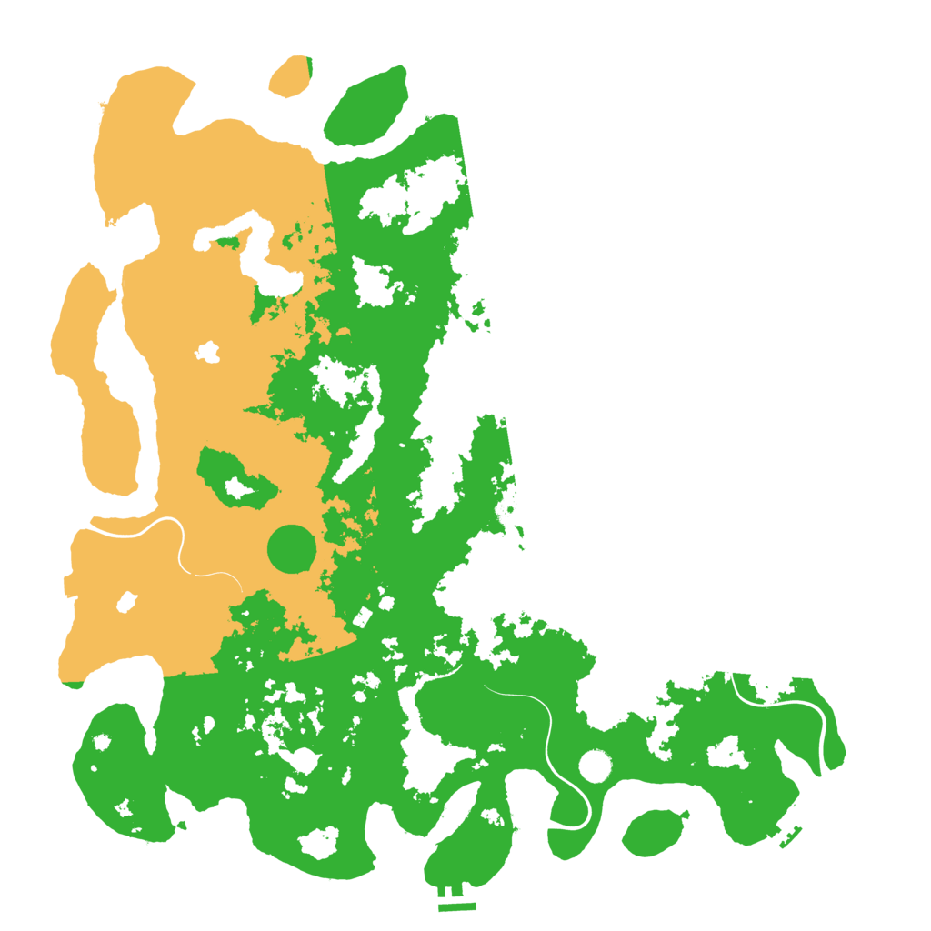 Biome Rust Map: Procedural Map, Size: 5000, Seed: 26664534