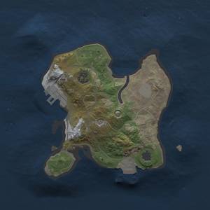 Thumbnail Rust Map: Procedural Map, Size: 1800, Seed: 384, 5 Monuments