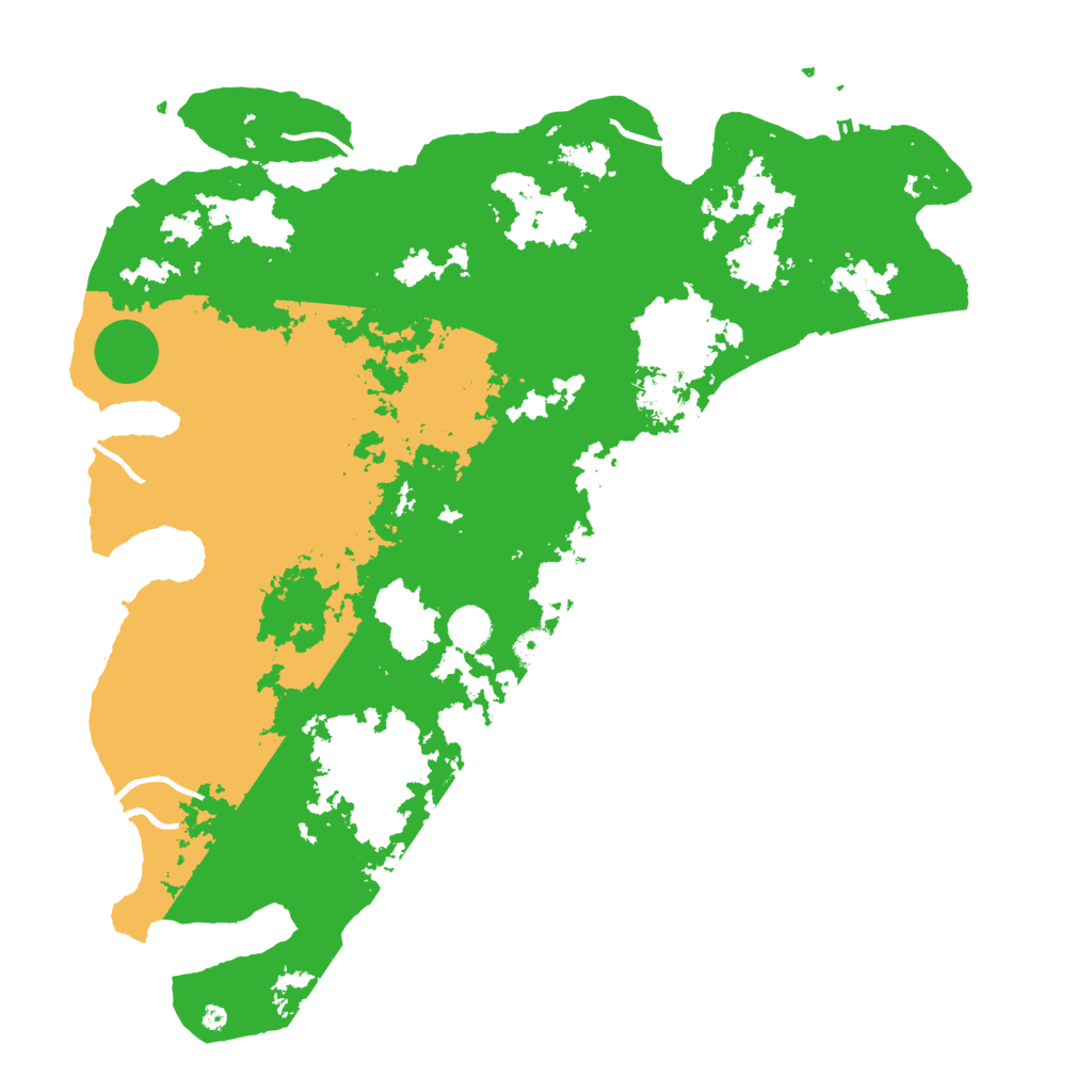 Biome Rust Map: Procedural Map, Size: 4500, Seed: 136421186