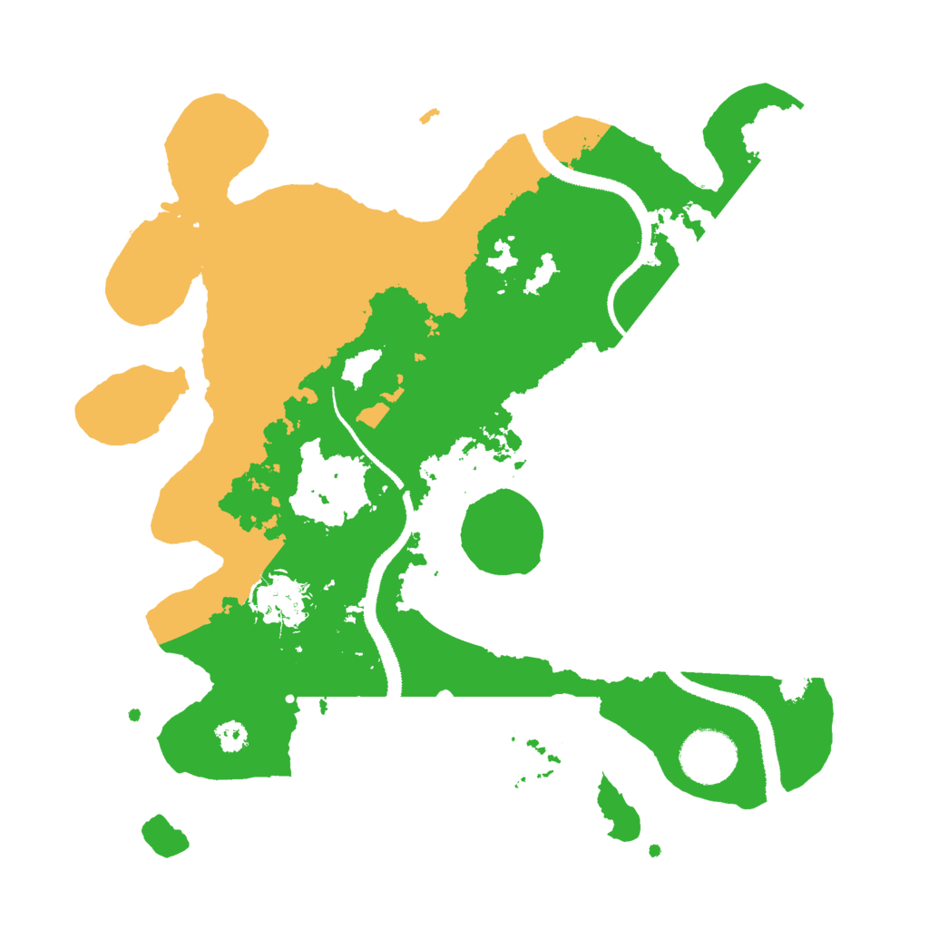 Biome Rust Map: Procedural Map, Size: 3000, Seed: 456184