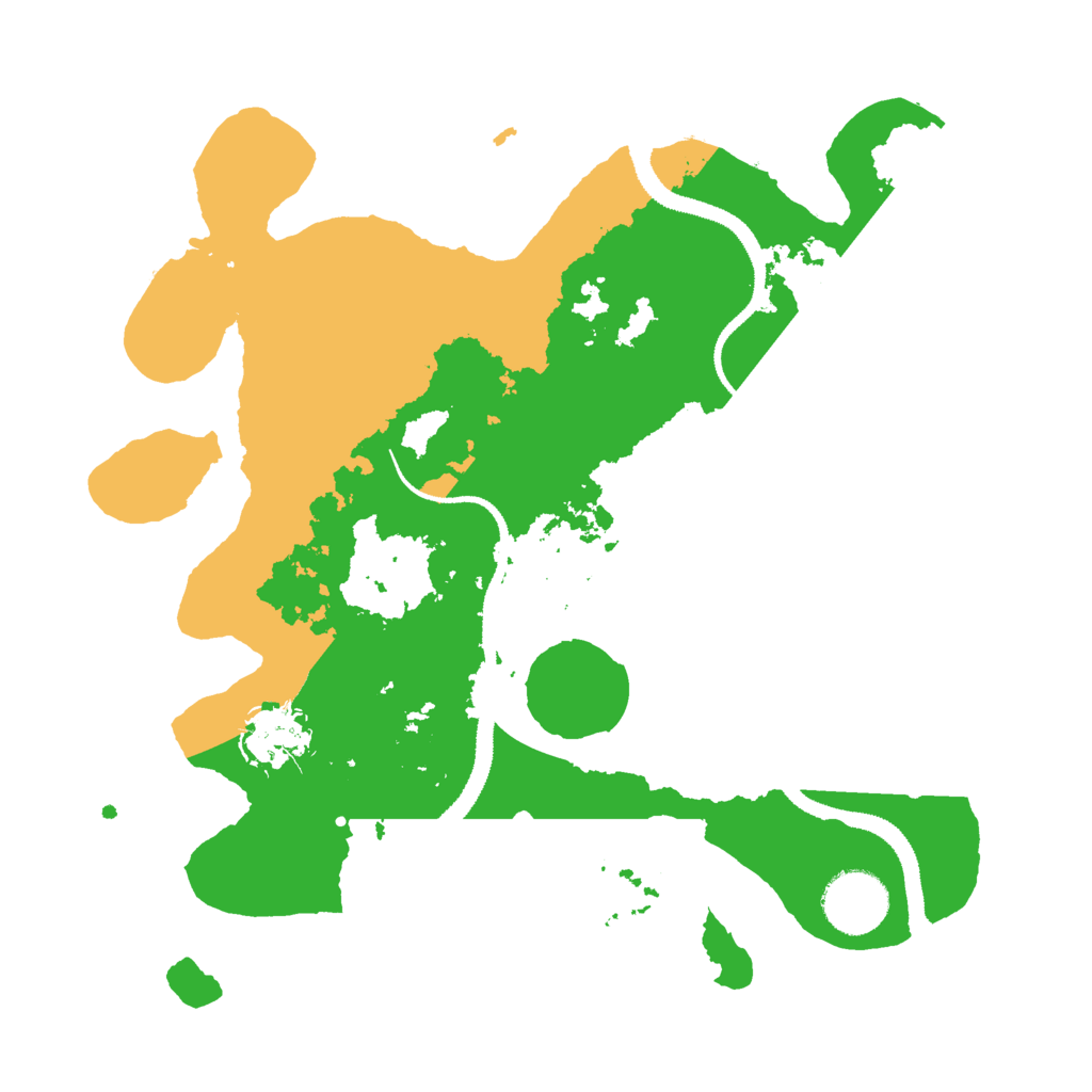 Biome Rust Map: Procedural Map, Size: 3000, Seed: 456184