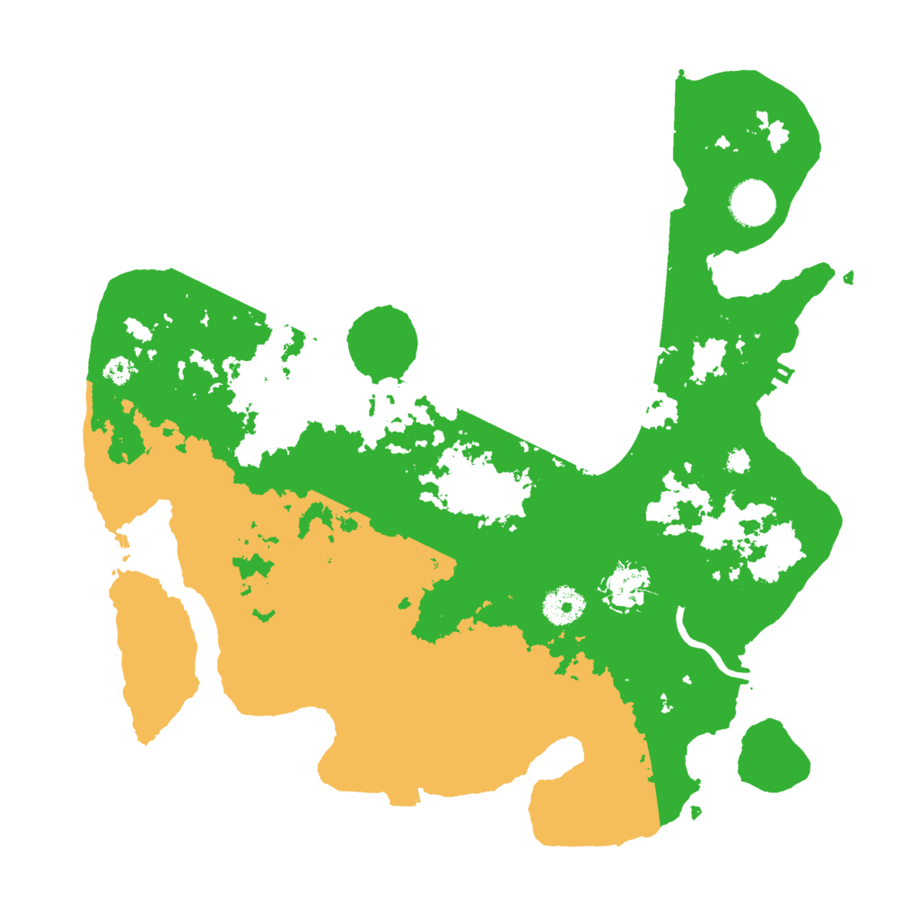 Biome Rust Map: Procedural Map, Size: 3500, Seed: 11022023