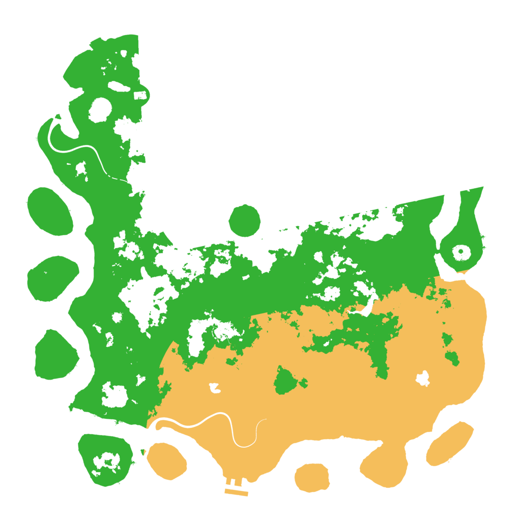 Biome Rust Map: Procedural Map, Size: 4500, Seed: 802486874