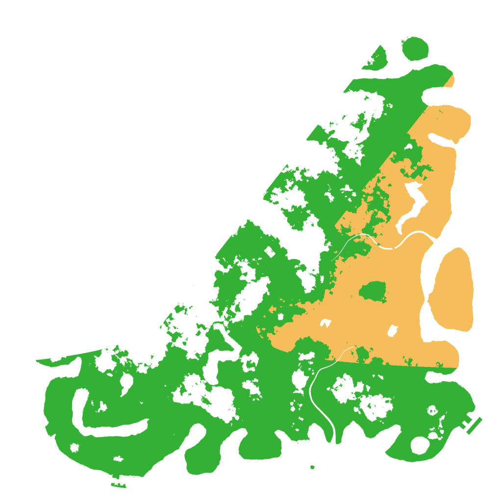 Biome Rust Map: Procedural Map, Size: 5000, Seed: 161123