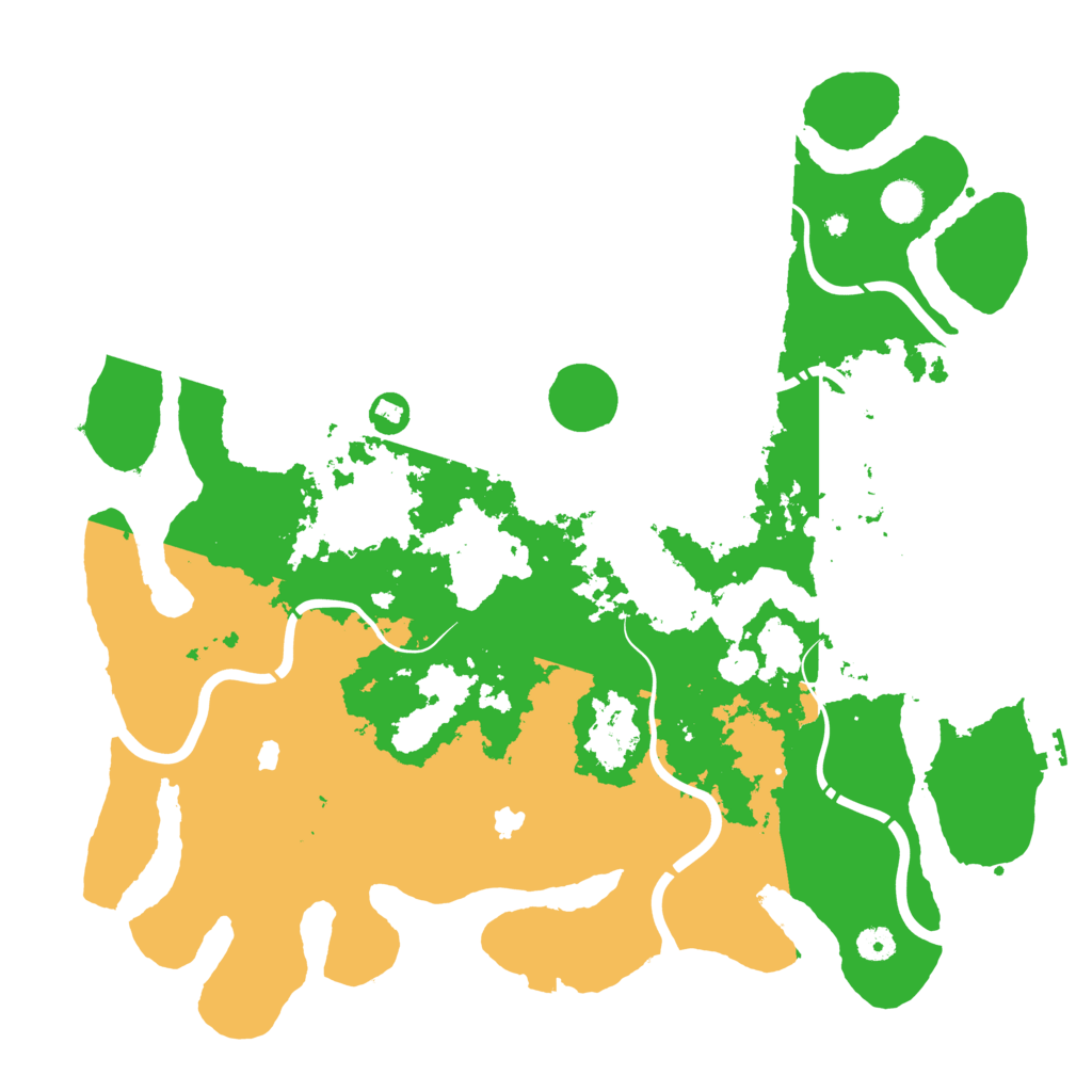 Biome Rust Map: Procedural Map, Size: 4500, Seed: 1324626814