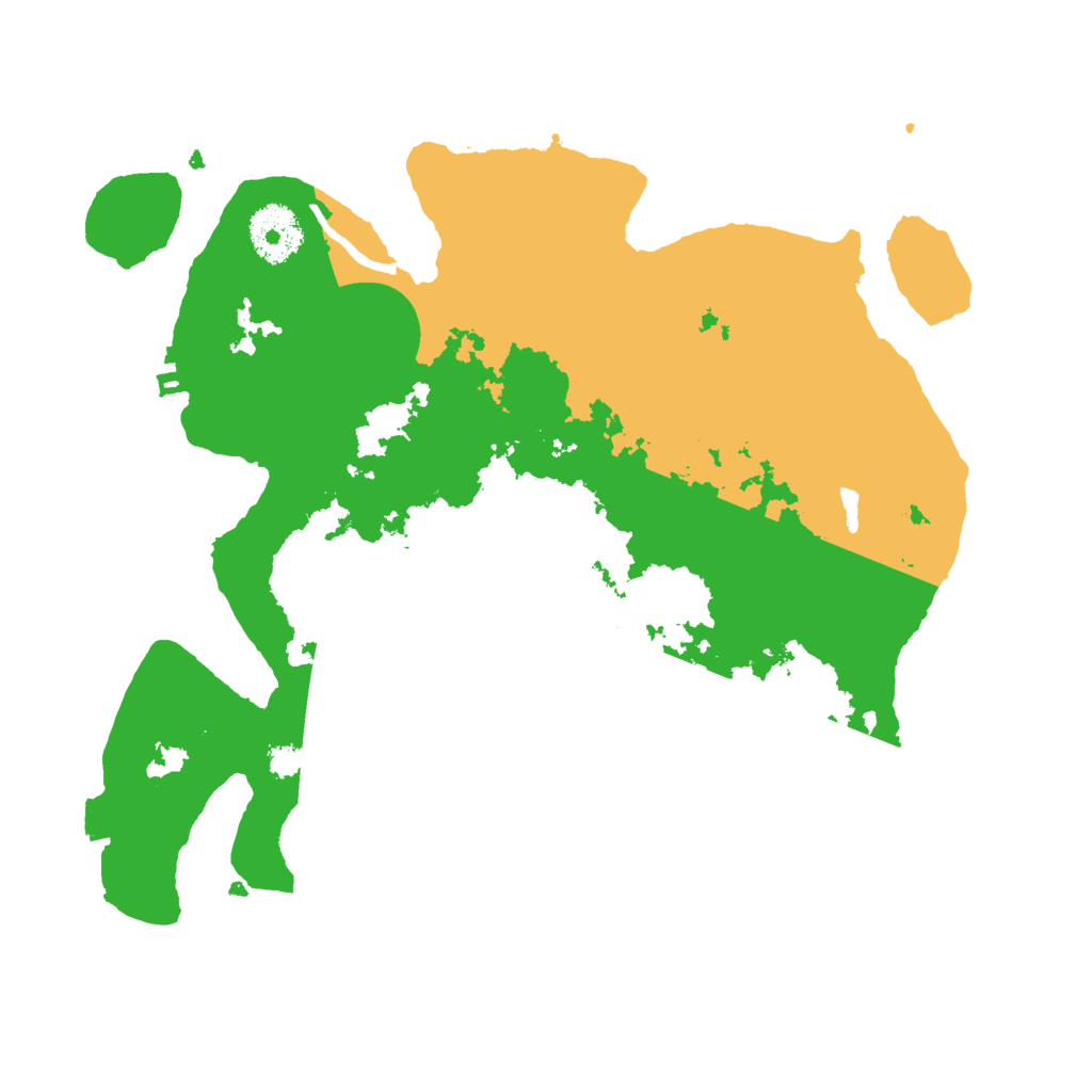 Biome Rust Map: Procedural Map, Size: 3000, Seed: 523456789