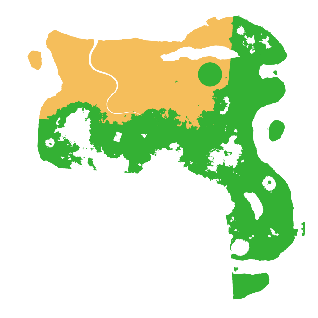 Biome Rust Map: Procedural Map, Size: 3500, Seed: 640284261