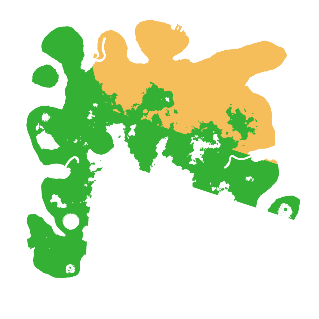 Biome Rust Map: Procedural Map, Size: 3500, Seed: 974117787